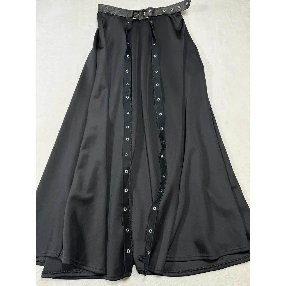 Mala Noche Celestial Skirt Jet Black Dark Academia Indie Sleaze Boutique 26